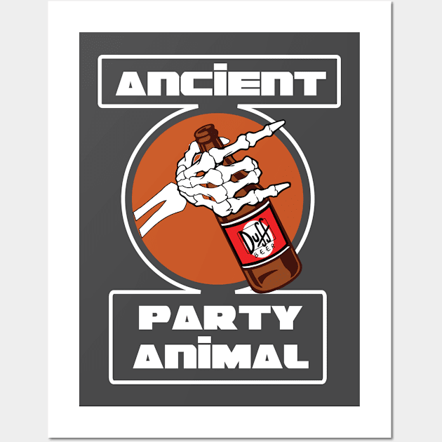 party animal Wall Art by retrocolorz